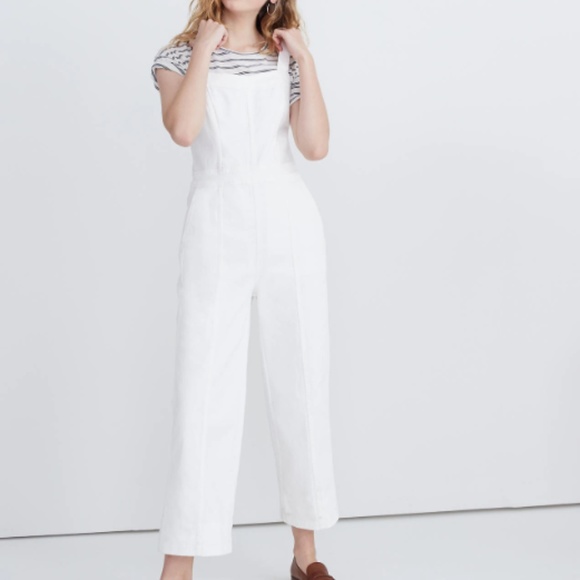 pure white jumpsuit